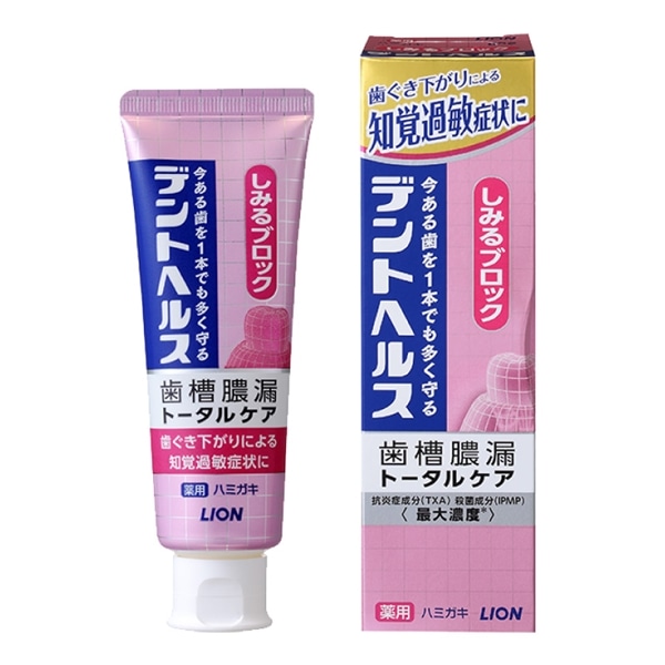 【医薬部外品】 ライオン デントヘルス 薬用ハミガキ しみるブロック 85g