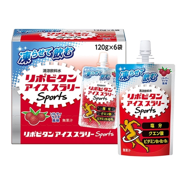 大正製薬 リポビタンアイススラリー ソルティライチ風味 120g×6個