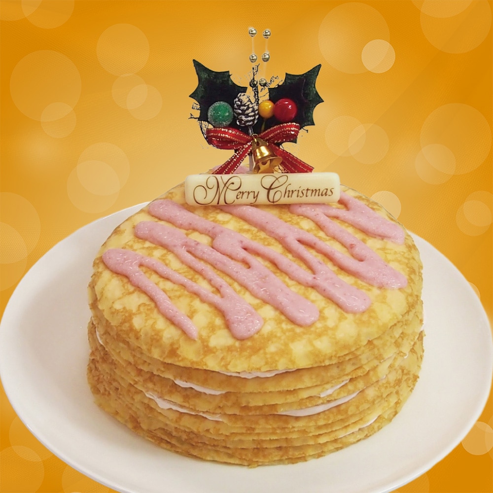 【K133】 オランジェ あまおう苺クリームのミルクレープ 5号