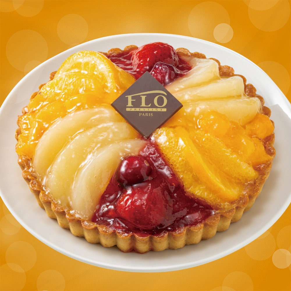 【K119】 FLO PRESTIGE PARIS フルーツカスタードタルト 5号