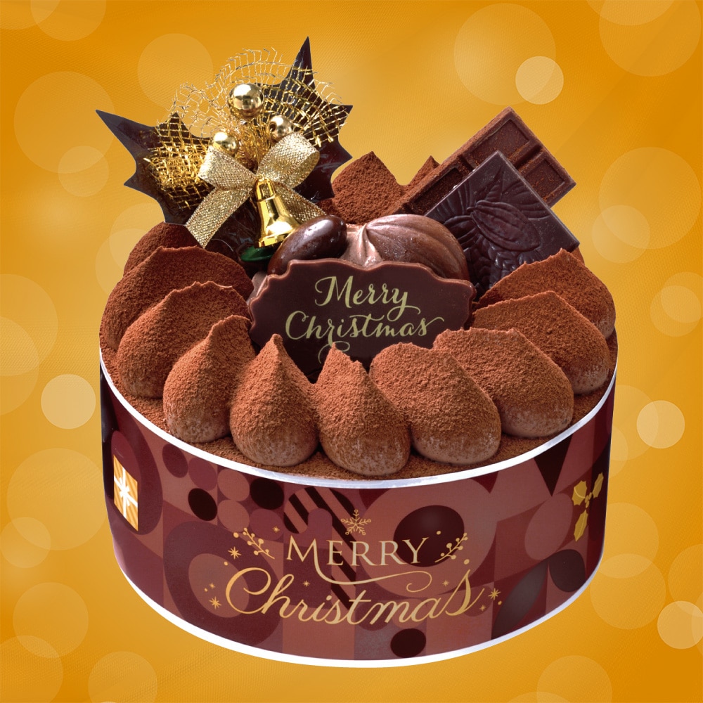 【Y06】 ヤマザキ クリスマス 生チョコケーキ 4号