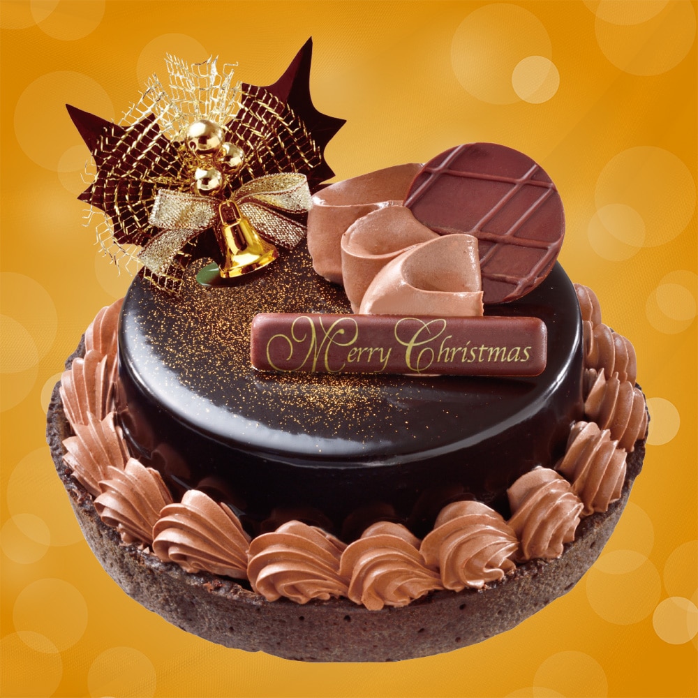 【Y18】 ヤマザキ クリスマス 濃厚ショコラタルト 4号