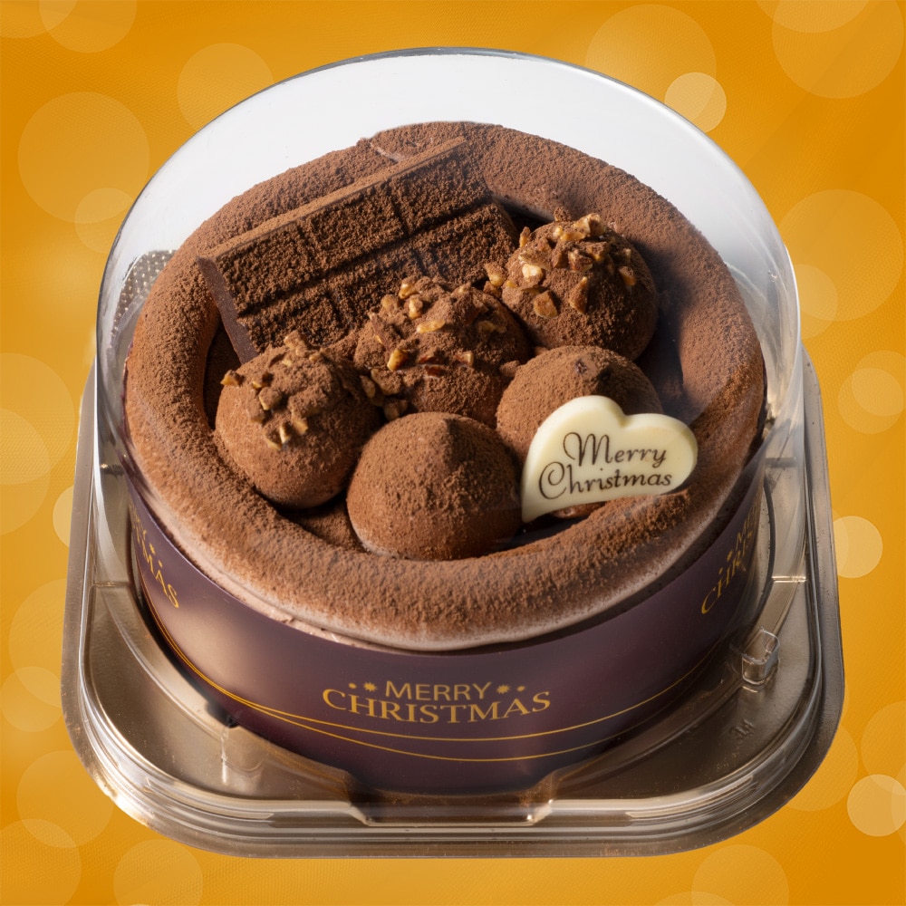 【Y81】 ヤマザキ クリスマス ショコラケーキ（パック） 4号