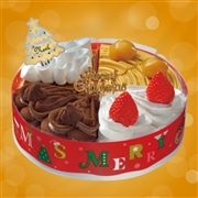【Y55】 ヤマザキ クリスマス 4種のアソートケーキ 6号
