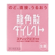 【第3類医薬品】 龍角散 龍角散ダイレクト スティックピーチ 16包 ★