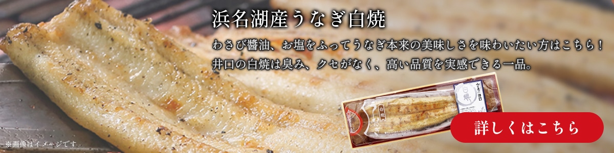 浜名湖産うなぎ白焼はこちら